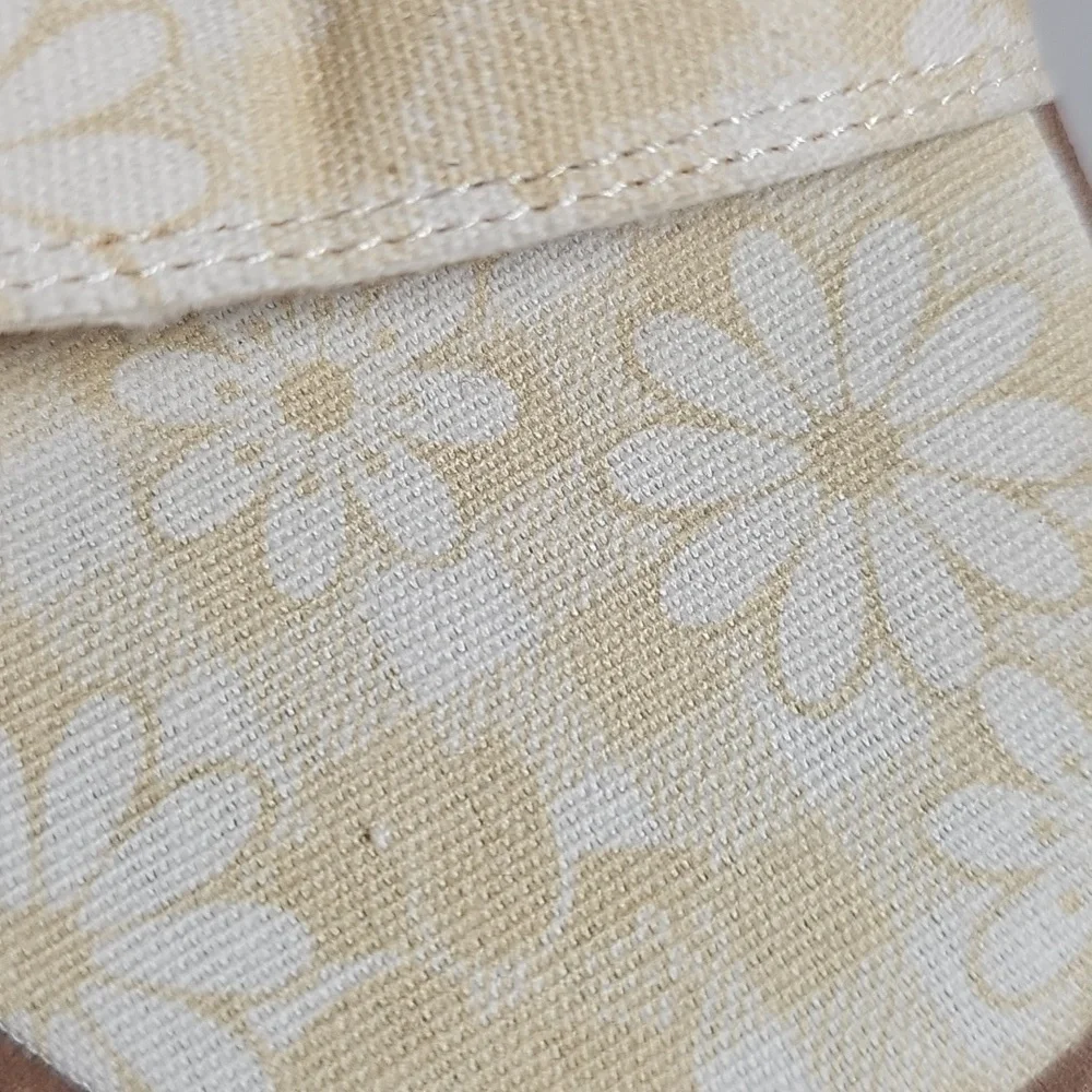 Lucky Brand Demmia Platform Wedge Sandals Daisy Floral Adjustable Yellow 7.5